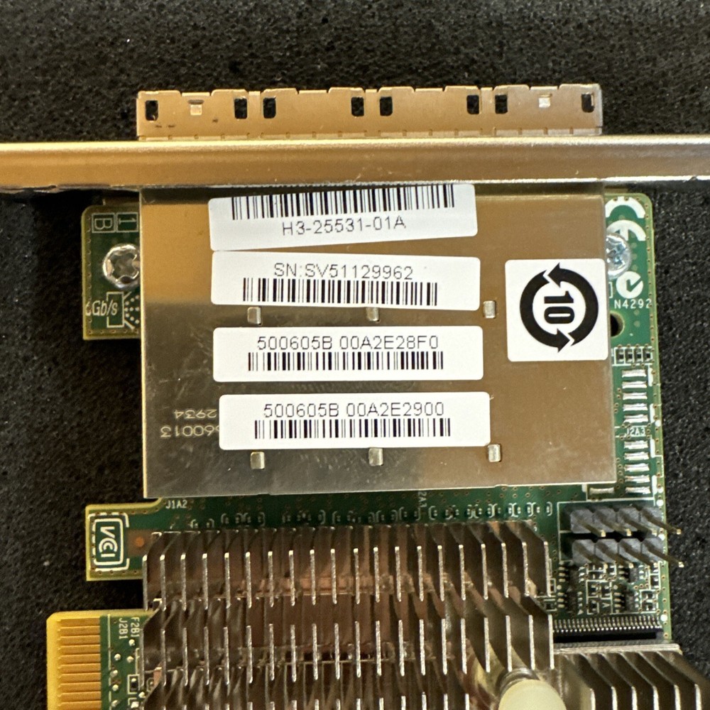 LSI 9206-16e SAS 6GBPS PCIe External Non-RAID Host Bus Adapter H3-25531-01A