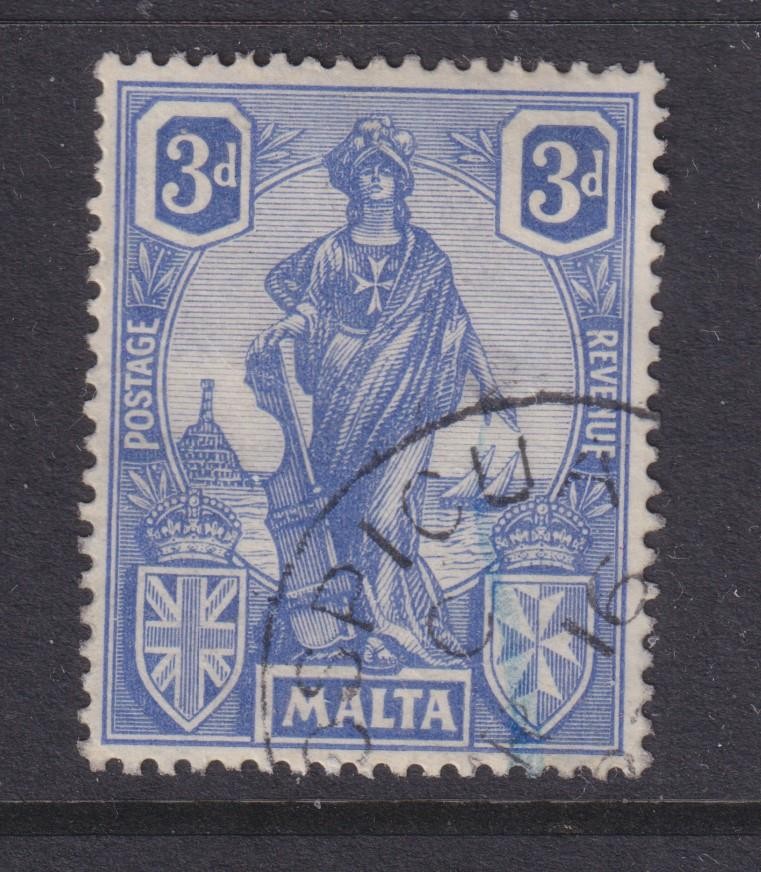 MALTA, 1922 3d, & 4d., used.