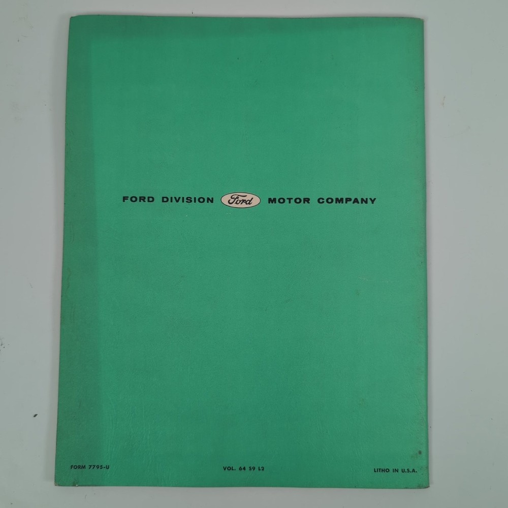 Ignition Systems Principles Ford Training Handbook 1964
