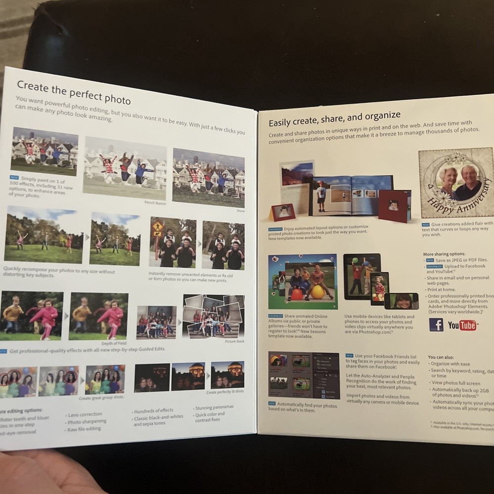 Adobe Photoshop Elements 10 for PC Mac Open Package