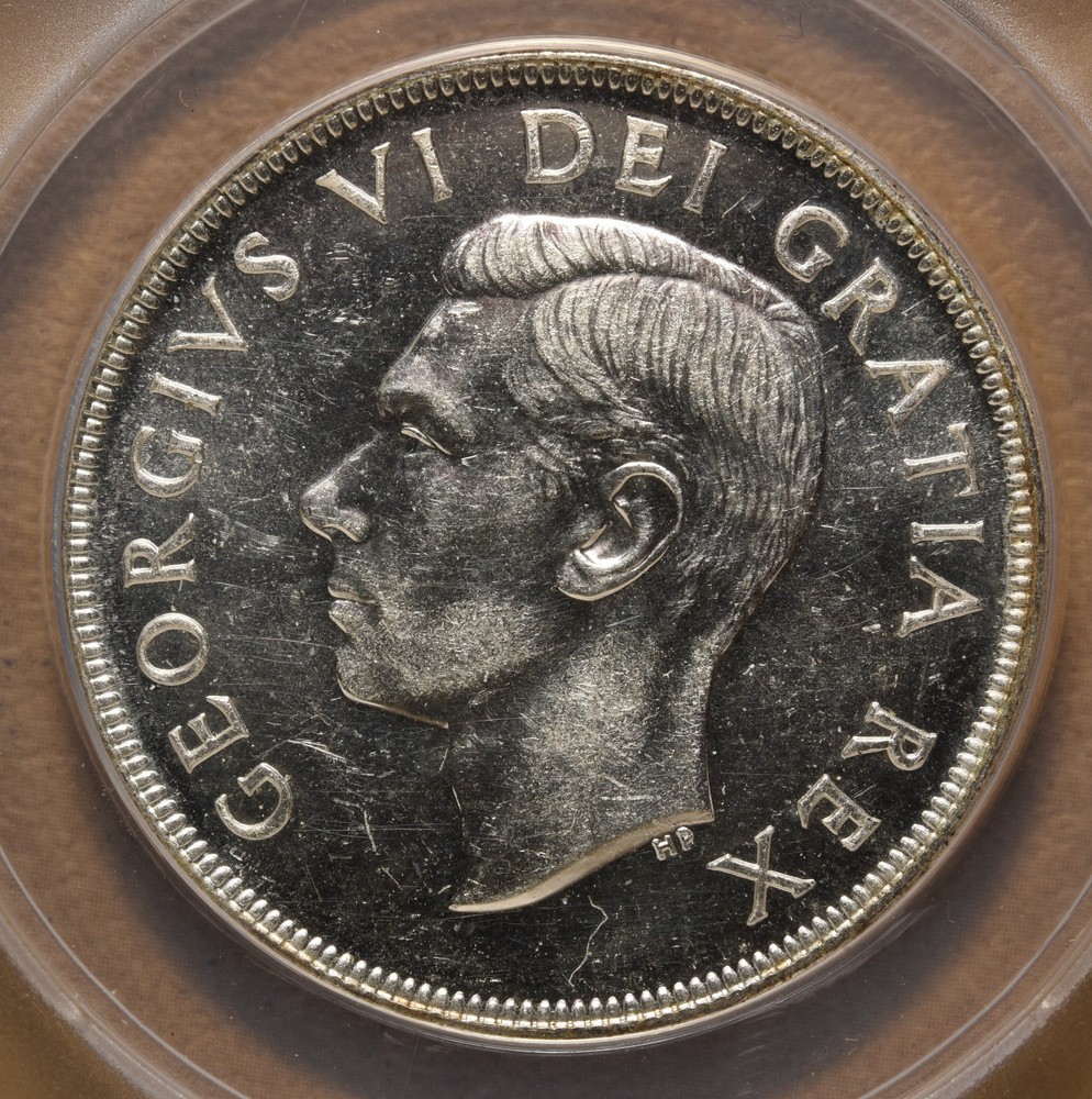 1951 Canada Silver Dollar ANACS MS62