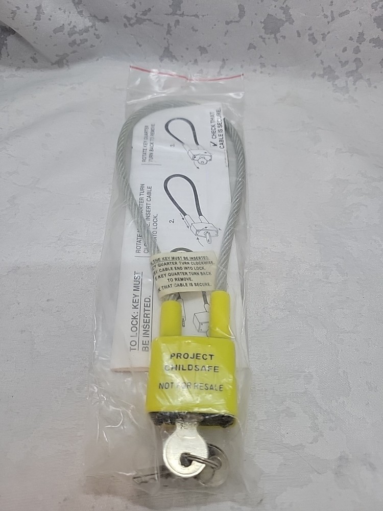 Project Child Safe Firearm Lock 2 Keys With Instructions New