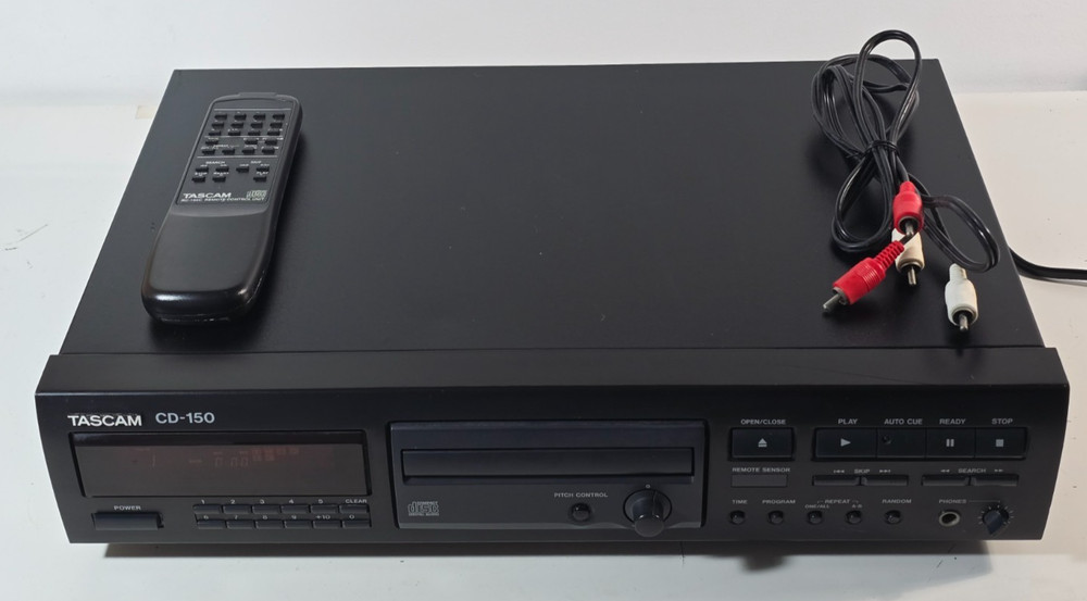 TASCAM CD-150 Rack Mountable CD Player With Remote (Fully Tested/Working)