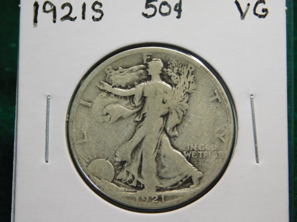 1921 S  Walking Liberty Half    Item # 12686