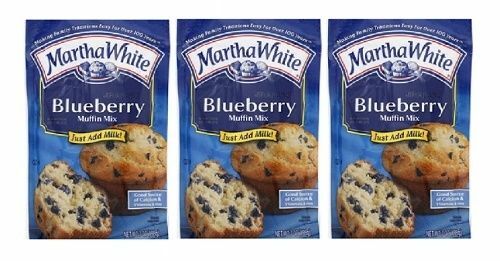 Martha White Blueberry Muffin Mix 3 Bag Pack