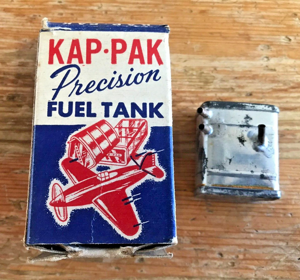 Kap-Pak Precision Fuel Tank w/ Original Box 0.5 oz Model Airplane T5 Rectangular