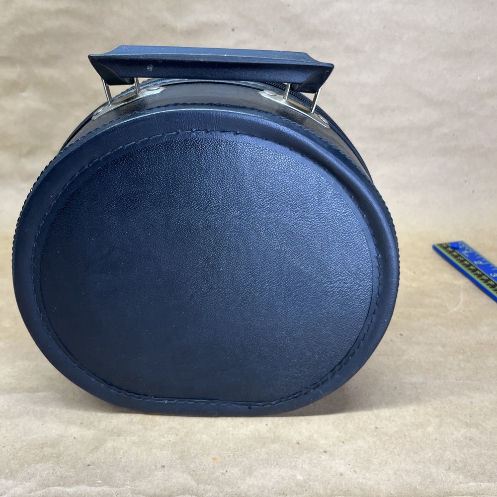 Vtg Masonic 32nd Degree Scottish Rite Mason Cap Hat Double Eagle & Carrying Case
