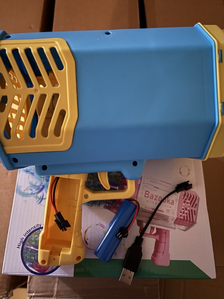 Bubble gun - Blue/Yellow - New In Box
