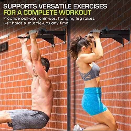 Wall Mounted Pull Up Bar Heavy Duty Chin Up
