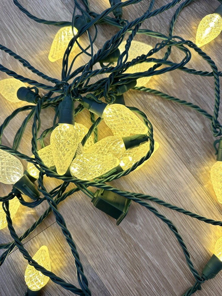 LED Christmas Lights, warm white Bulbs