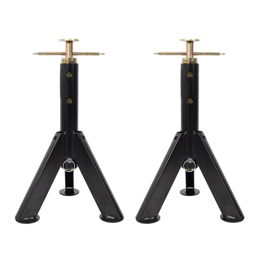Adjustable Telescoping Stabilizer Jack Stand, Supports Stabilizer Jacks