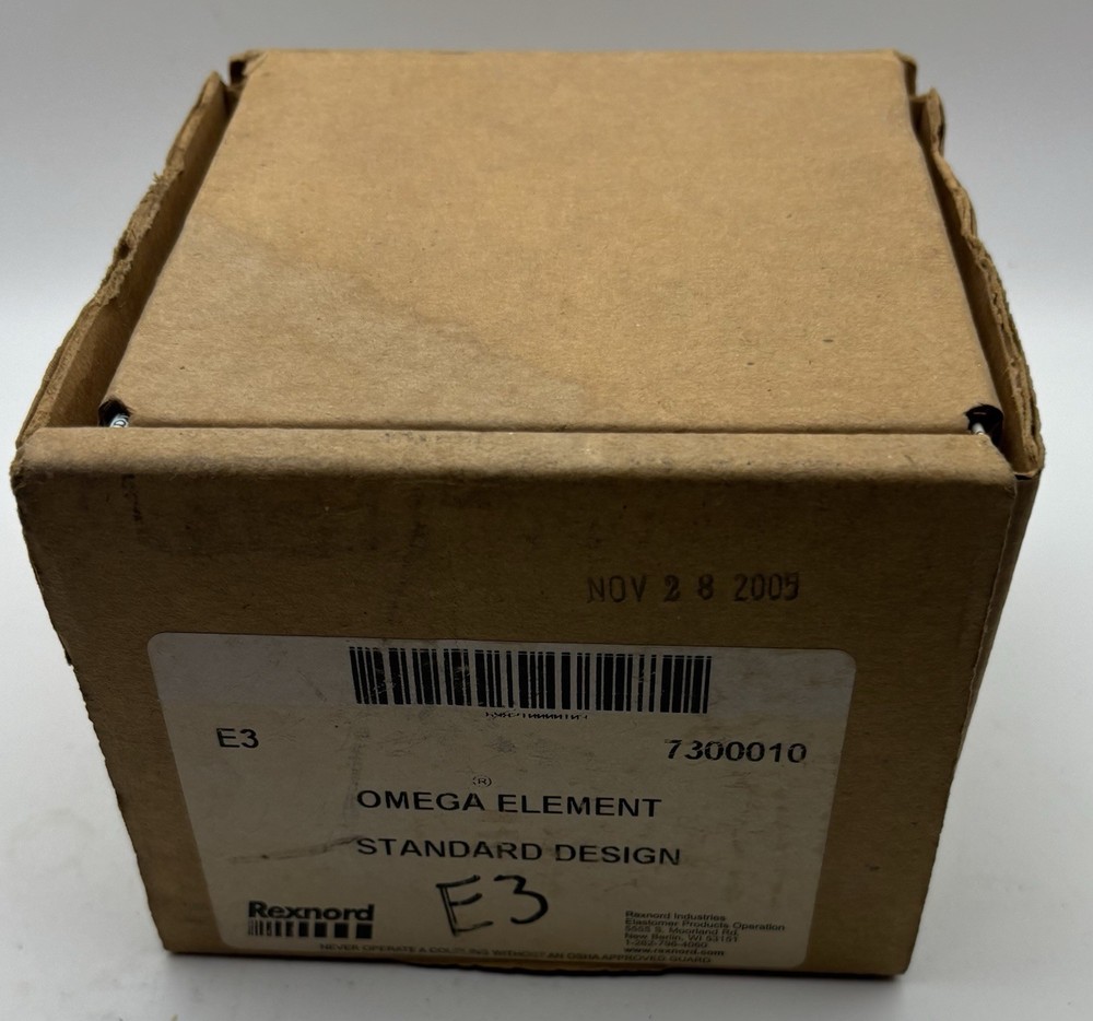 Rexnord Omega E3 Coupling 7300010, NOS