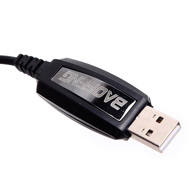 USB Programming Cable Baofeng UV-9R PLUS BF-9700 BF-A58 BF-R760 RT6 WalkieTalkie