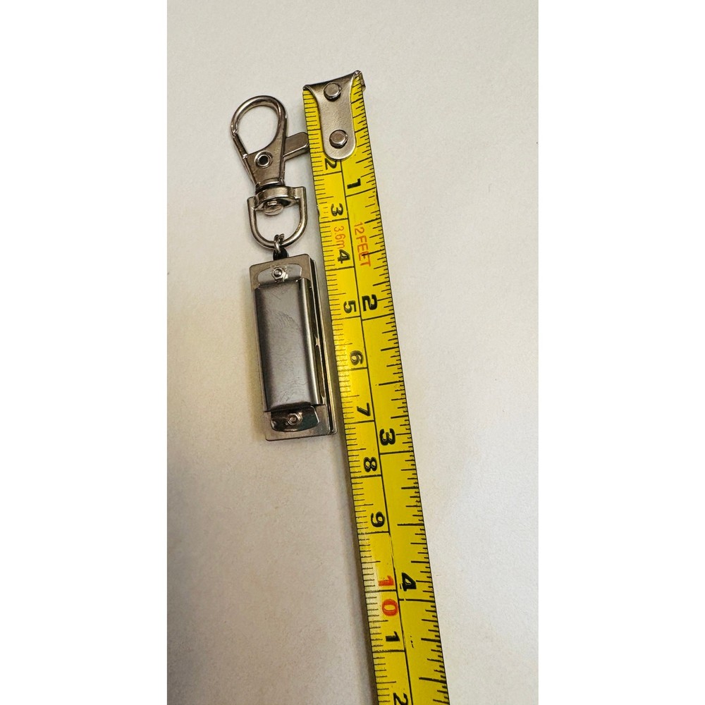 Mini Metal Harmonica Keychain