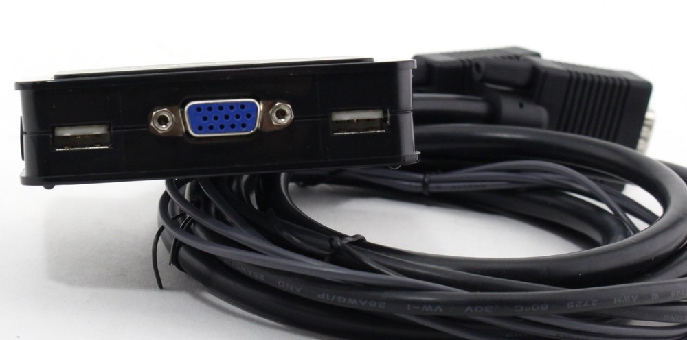 Startech 2 Port USB VGA KVM Cable with Remote Switch