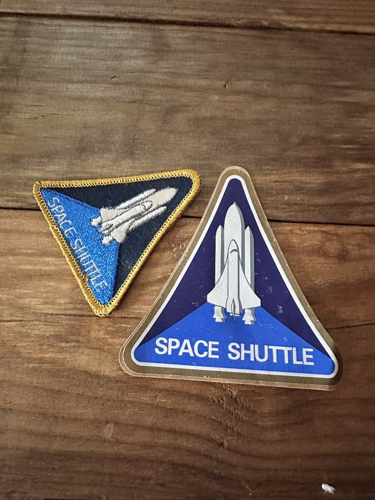 NASA Space Shuttle - Triangular 3” Patch & Sticker