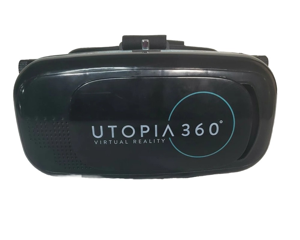 Utopia 360 Virtual Reality 3D Headset Bluetooth Controller For Smartphone Black