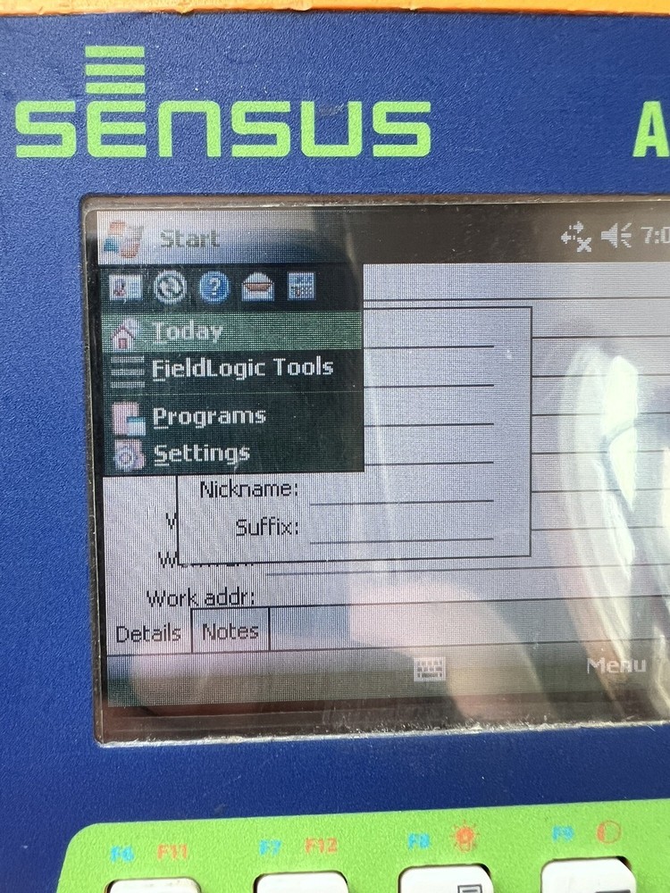 Sensus AR5501 Field Data Collector w/ Charging Cradle Works