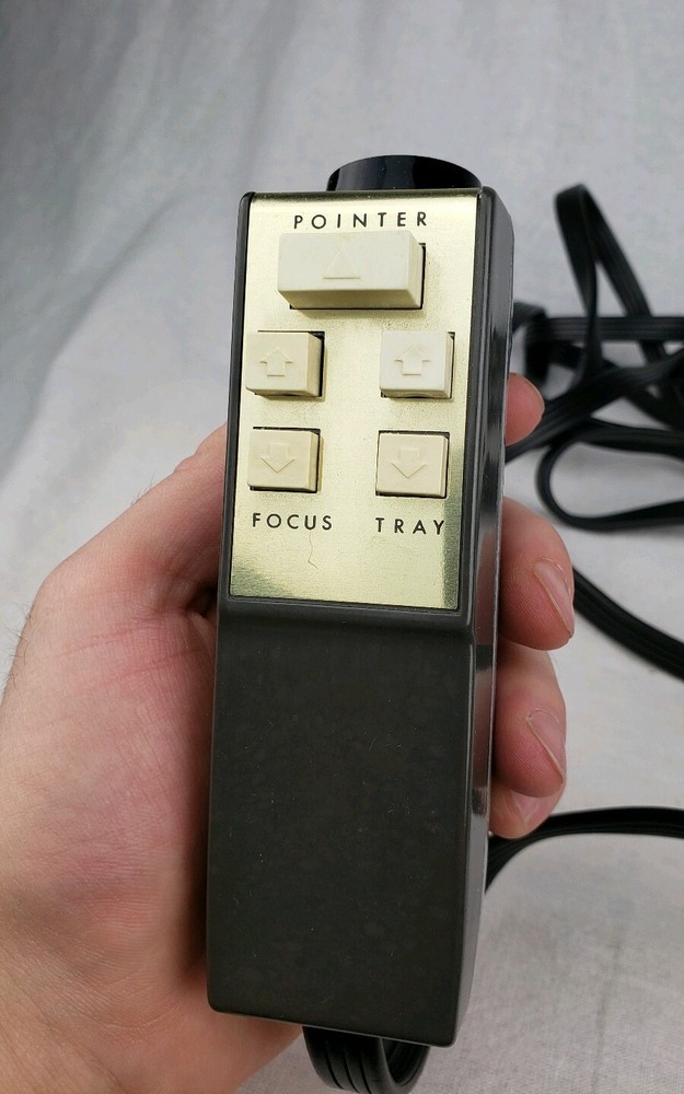 Rare Vintage Ansco Projector Remote Control Pointer Focus & Tray Controls