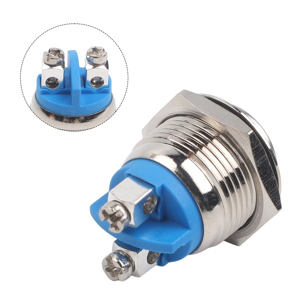 Push Button Waterproof Button Push Button Horn Button Bell Push Button 12V 16mm