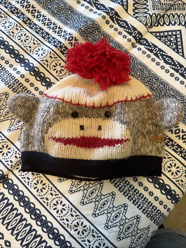 Sock Monkey Helmet Cover deLux
