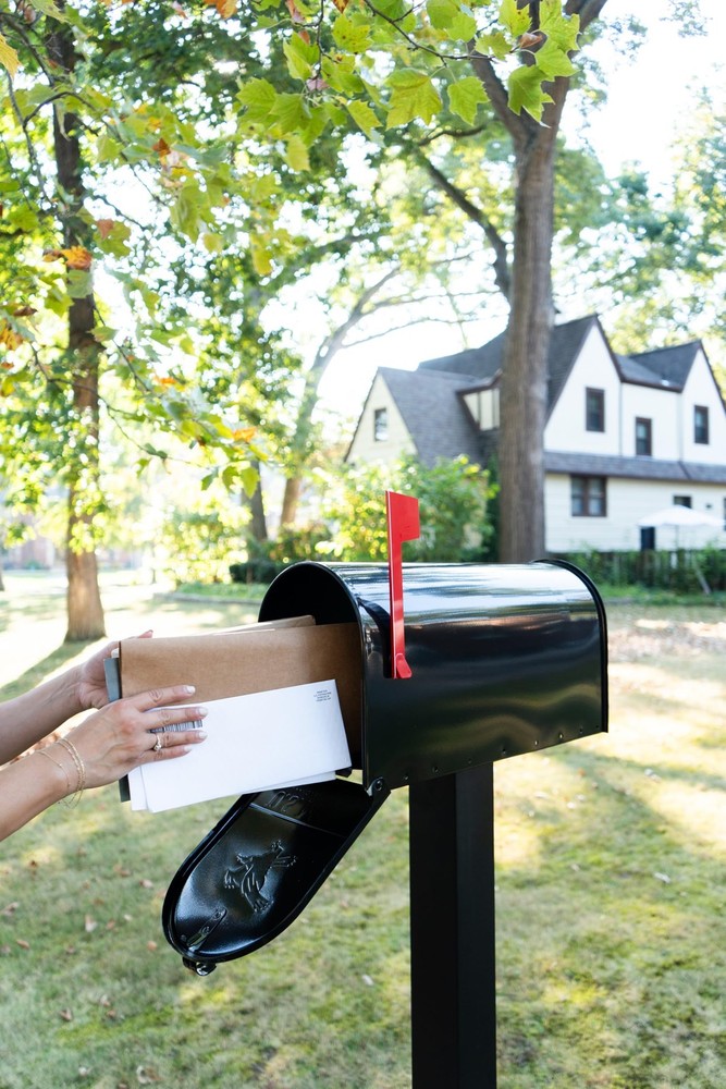 Architectural Mailboxes Brighton Aluminum Mailbox Post, Compat. A, B