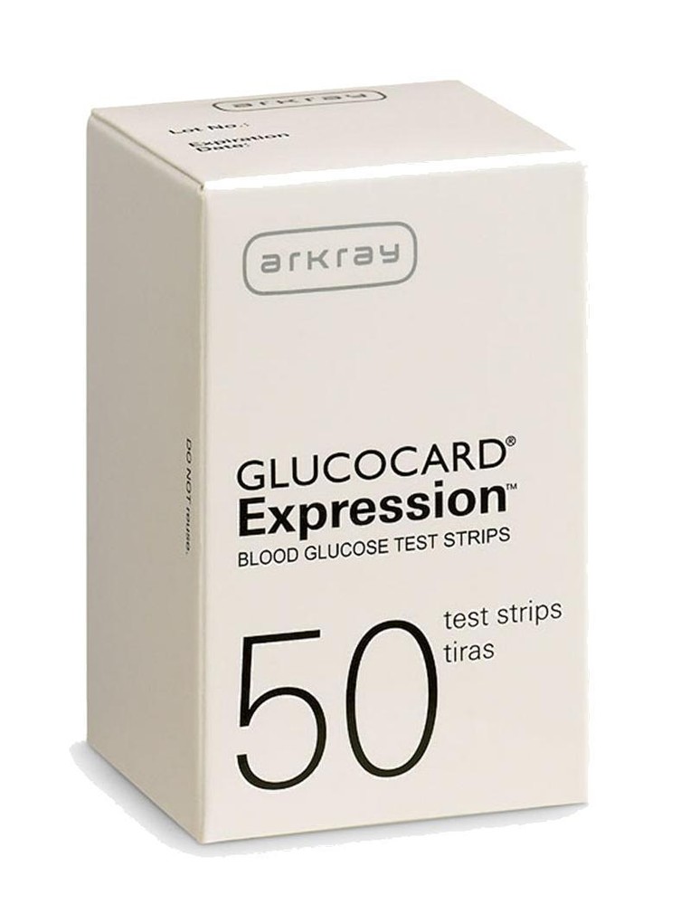 Arkray Glucocard Expression Diabetic Blood Test Strips 50ct (1 box)