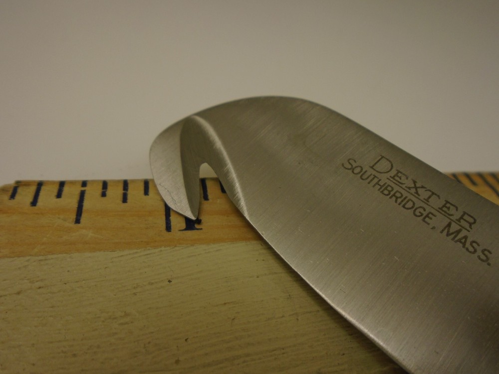 Dexter USA Hooked Pull Linoleum Multi Cutter Utility Knife 2.5X1.5 Wood Handle