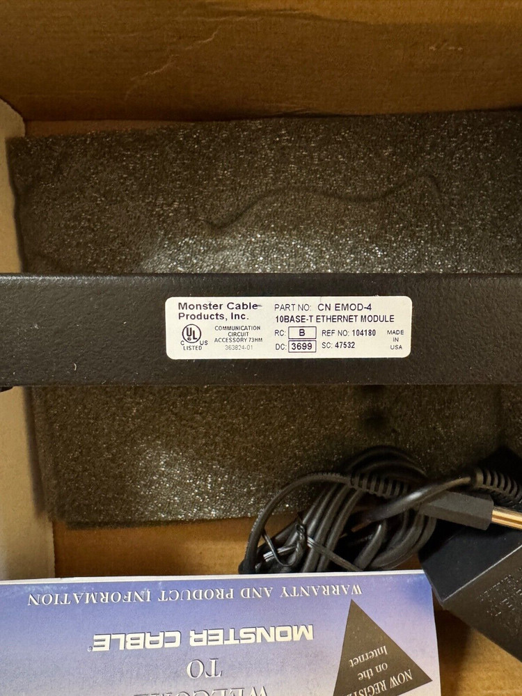 Monster Central CMN EMOD-4 10Base-T Ethernet Module