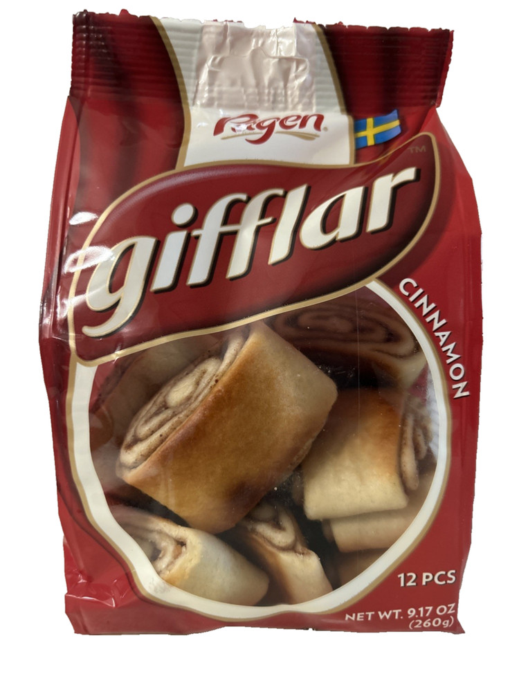 ❤️VALUE  6 PACK Ikea Pagan GIFFLAR  Bite Sized CINNAMON ROLLS 12 Pcs per pkg