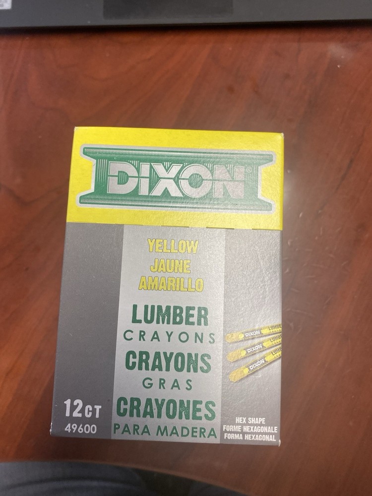Dixon Yellow  LumberCrayons 49600