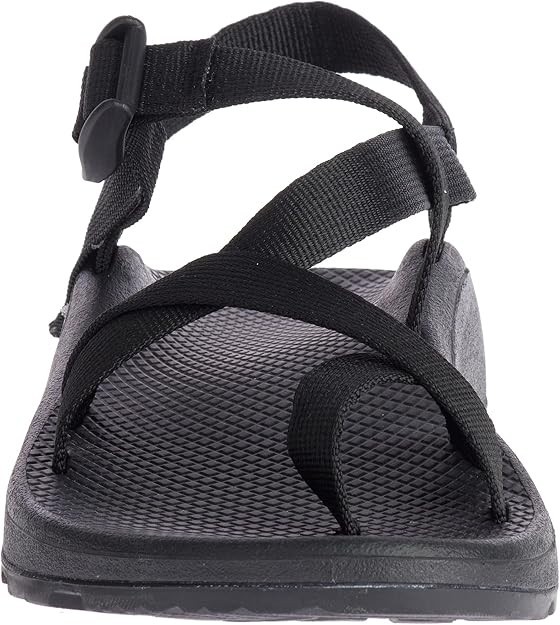 Chaco Men's Zcloud 2 Sport Sandal Adjustable Strap Cushioned Solid Black Size 9