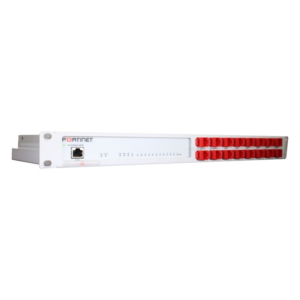 Fortinet Fortigate 80E FG-80E Network Security Firewall w/ Rack Mountable kit