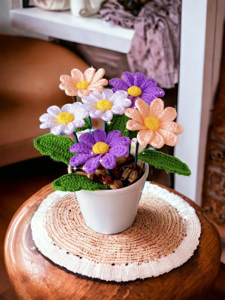 Crochet Colorful Daisies »