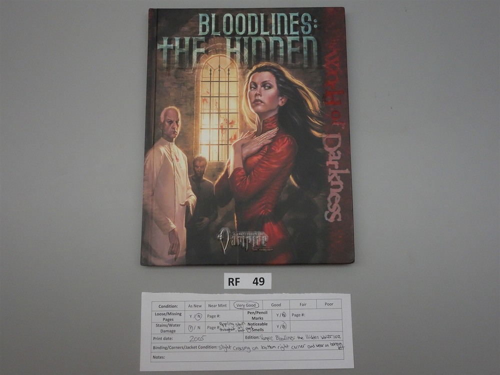 Vampire - The Requiem: Bloodlines - Hidden (White Wolf)