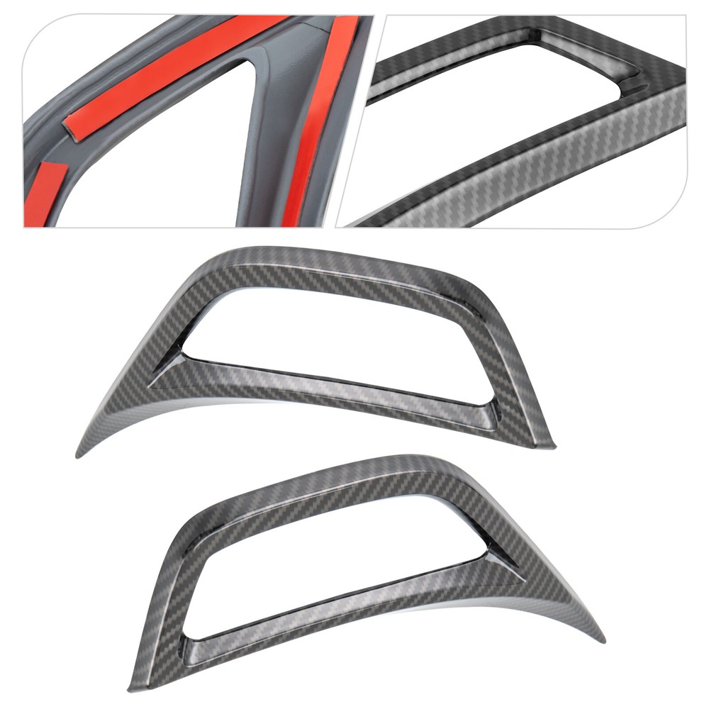 Carbon Fiber Air Vent Outlet Cover Trims for Jeep Wrangler JL JT (2018+)