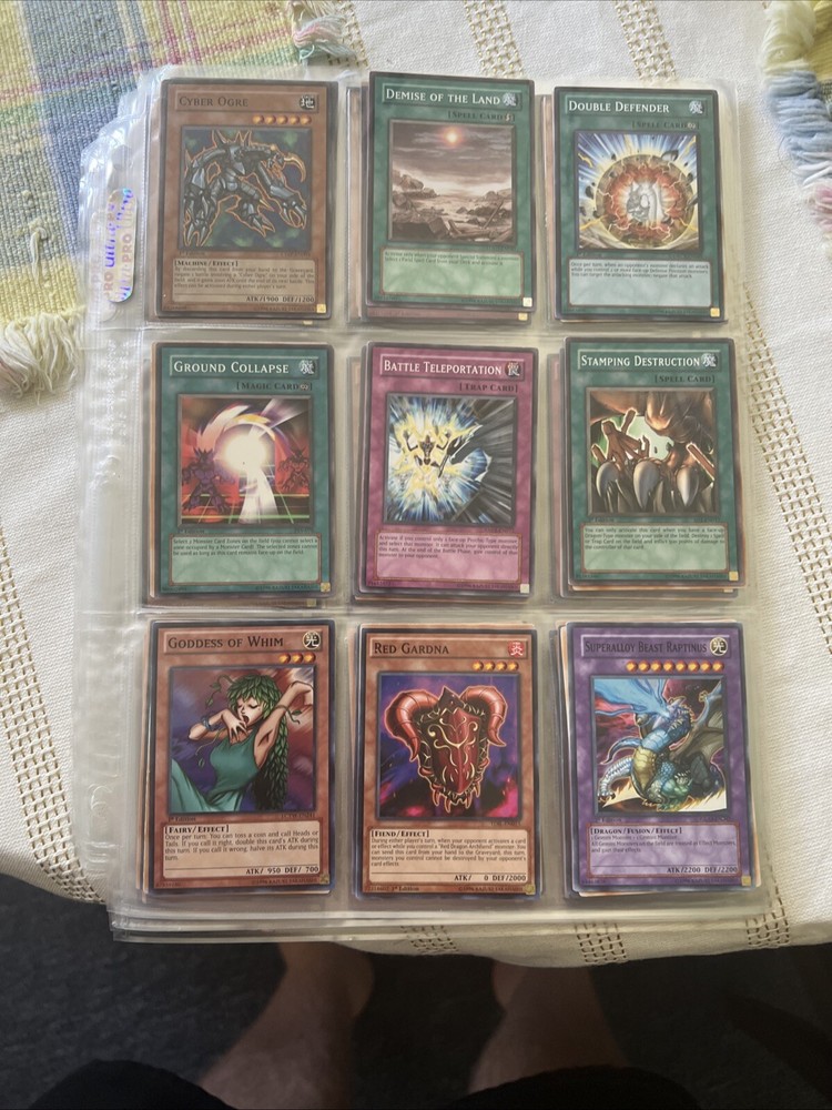🔥🔥🔥🔥Yugioh 10 Page Binder Collection