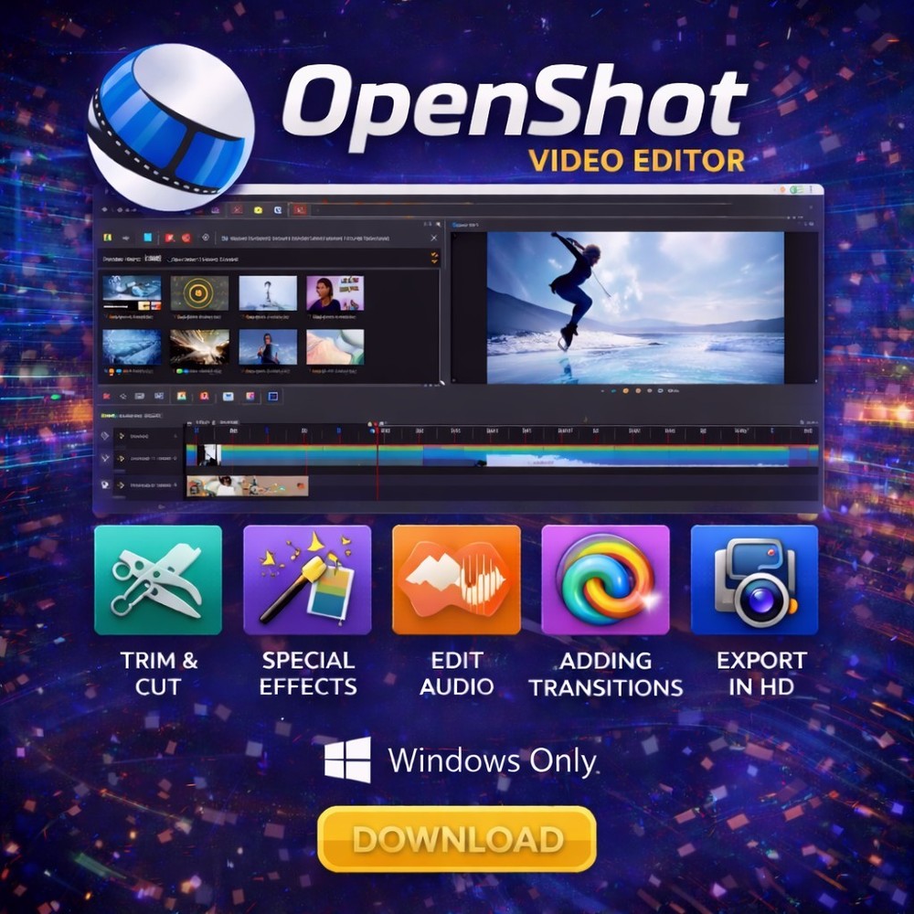 Professional Video Editing Software Suite - Trim, Add Effects Video Editor