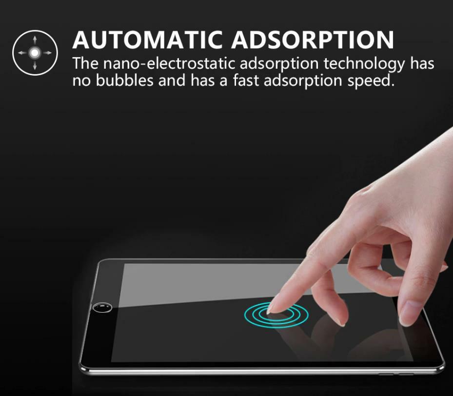[2-Pack]Tempered GLASS Screen Protector for Apple iPad 7th Generation 10.2 2019