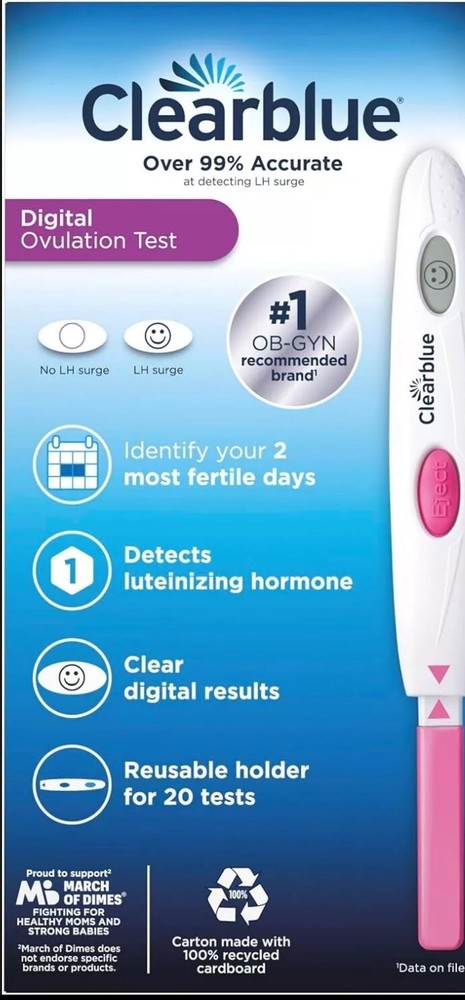 Clearblue Digital Ovulation Test - 20 Tests EXP 04/2025 +