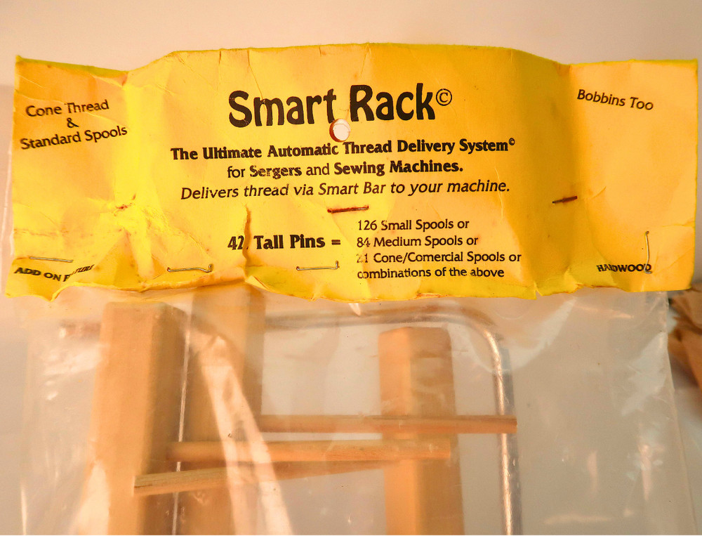 Smart Rack Thread Spool Holder NOS 42-Pin Sewing Organizer