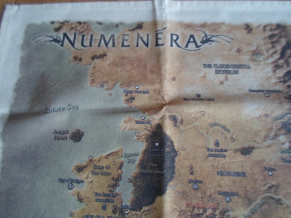 NUMENERA Cloth Map (NEW/MINT)