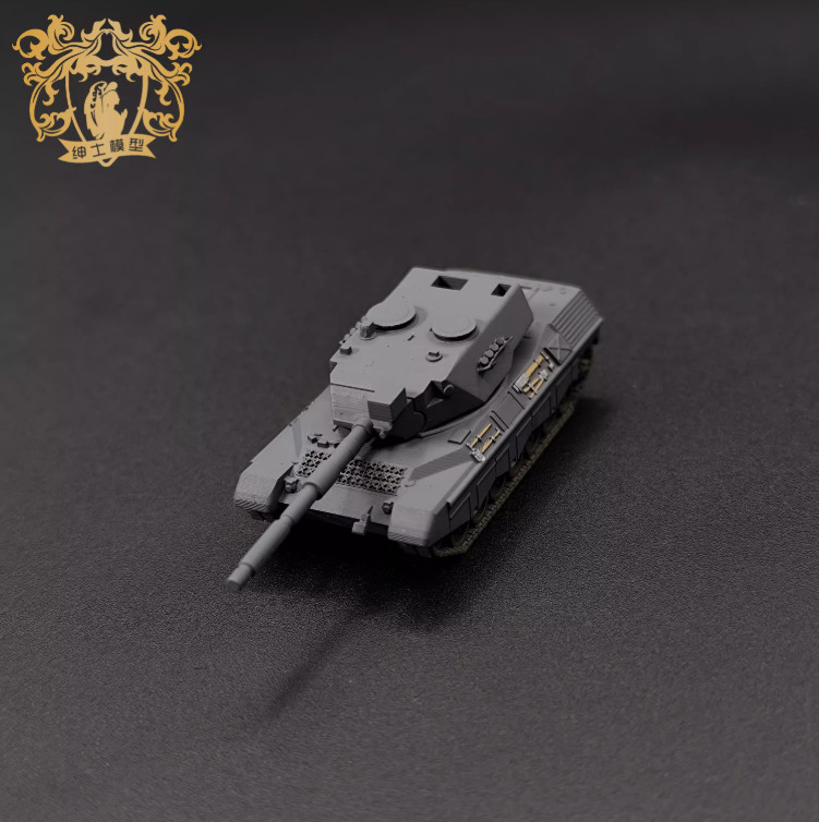 Leopard 1A4 Main Battle Tank 1/144 scale model 3D printable finished model