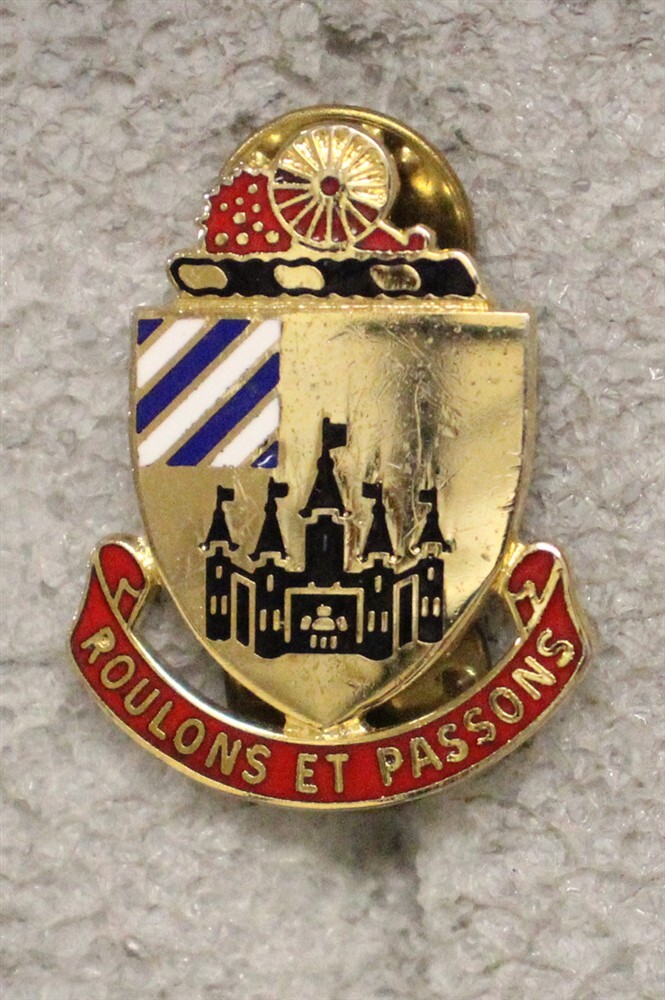 U.S. Army DI Pin: 3rd Support Battalion - c/b, Meyer 22M