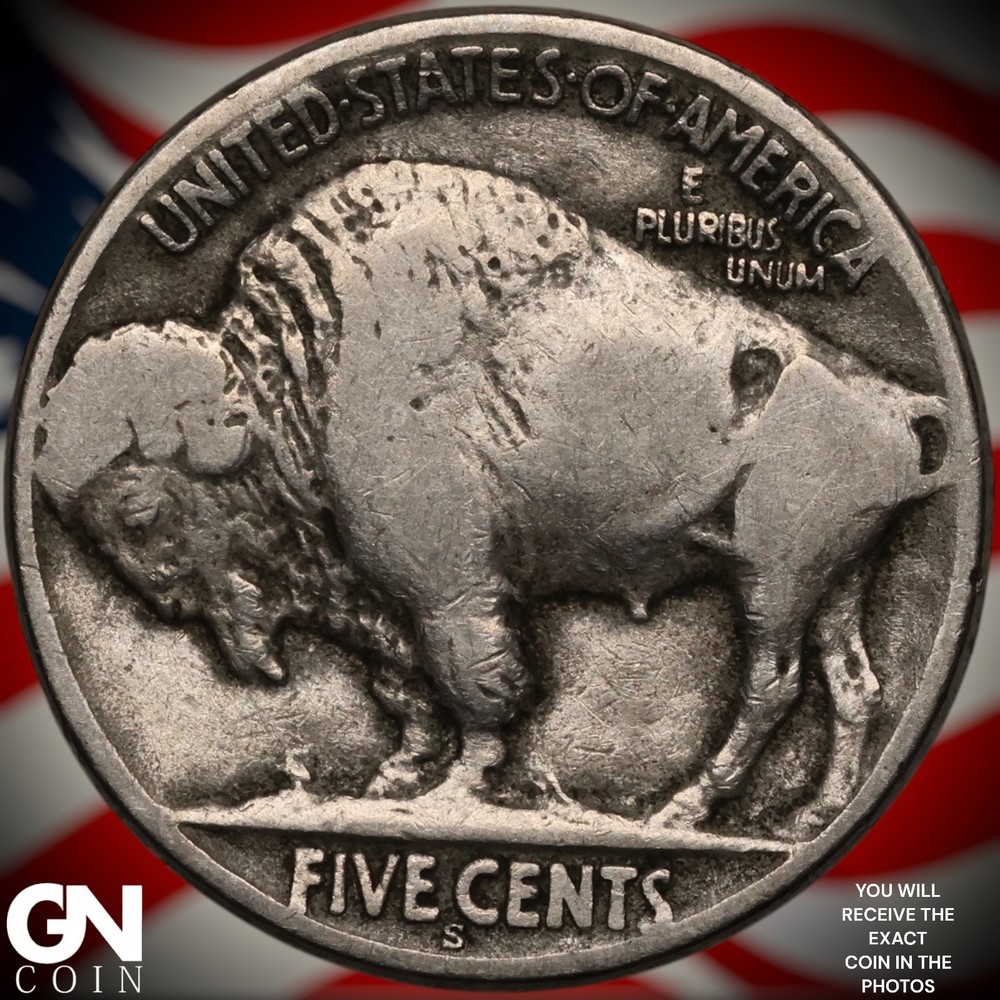 1924 S Buffalo Nickel A5368