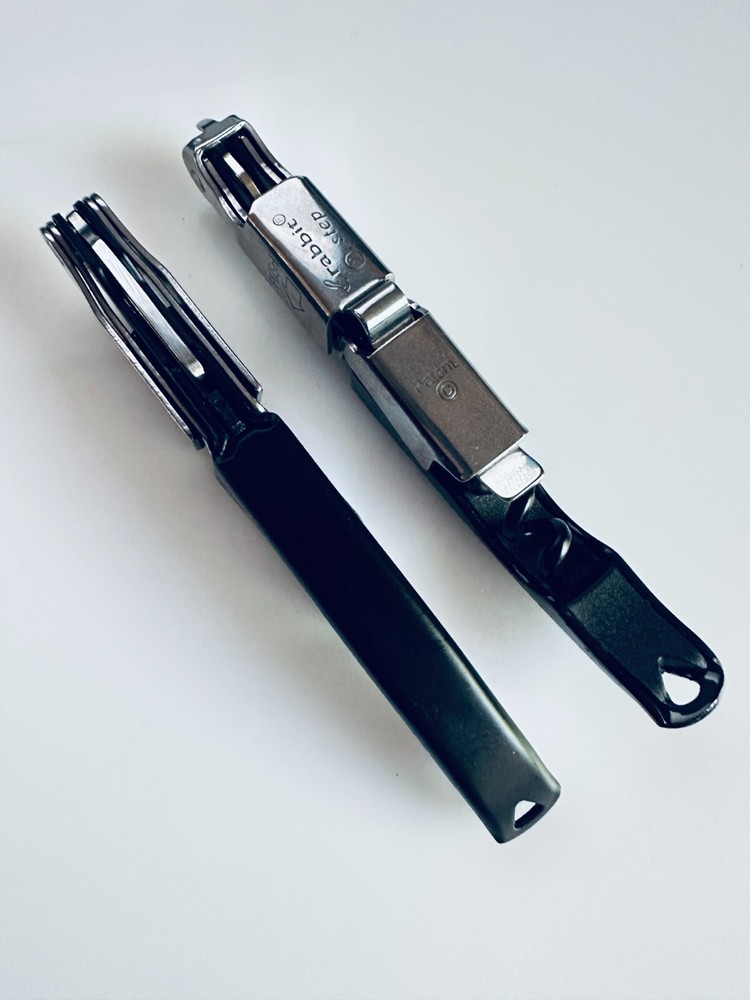 (2) RABBIT Black 2 Step Waiters Corkscrews Wine Key Openers