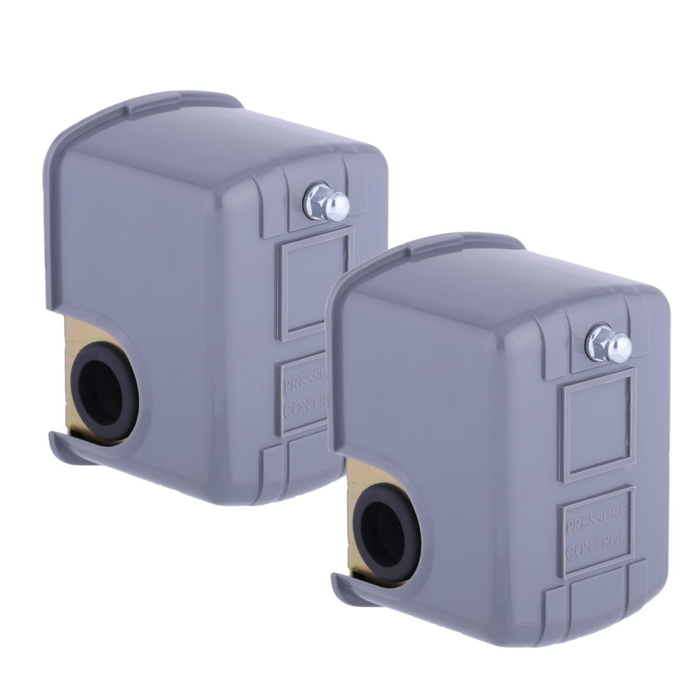 2PCS Water Pump Pressure Switch 60-80 PSI Adjustable for Well Pump System