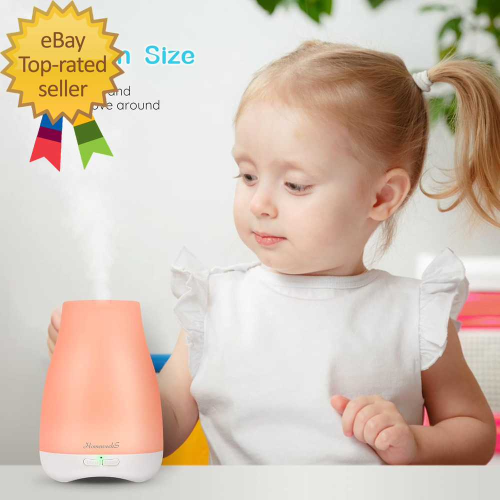 Diffusers 100Ml Colorful Essential Oil Diffuser with Adjustable Mist Mode Auto