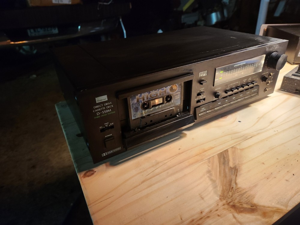🔥 Rare Sansui D-550M Cassette Deck. Tested Working 💪 🔥