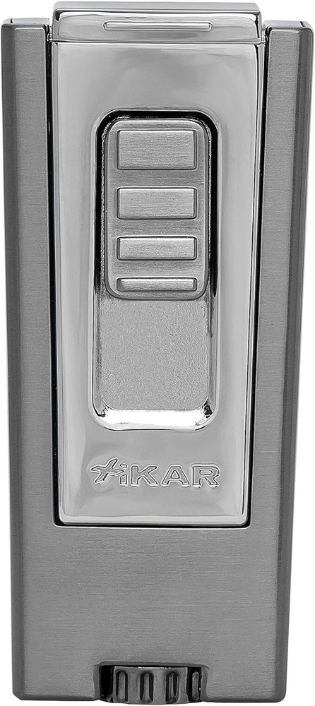 Xikar Trezo Lighter, Inline Triple Jet Flame, Gunmetal
